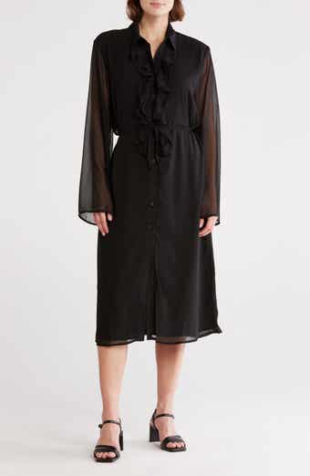 AREA STARS Yasmine Ruffle Shirtdress