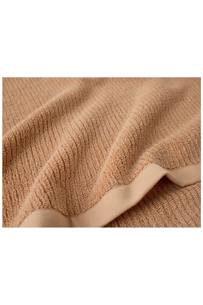 Temescal Organic Cotton Rib Bath Sheet, Alternate, color, GINGER