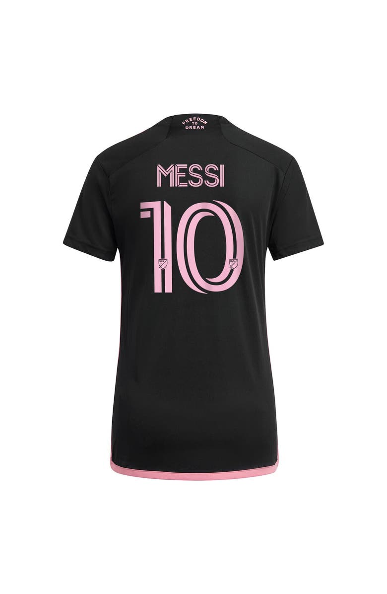 adidas Women's adidas Lionel Messi Black Inter Miami CF 2023 La Noche Replica Jersey, Alternate, color, 