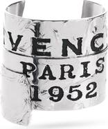 Givenchy Tape Logo Cuff Bracelet