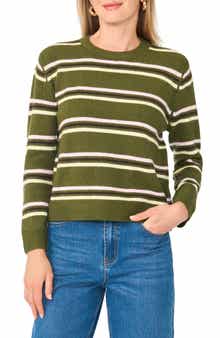 Stripe Crewneck Sweater