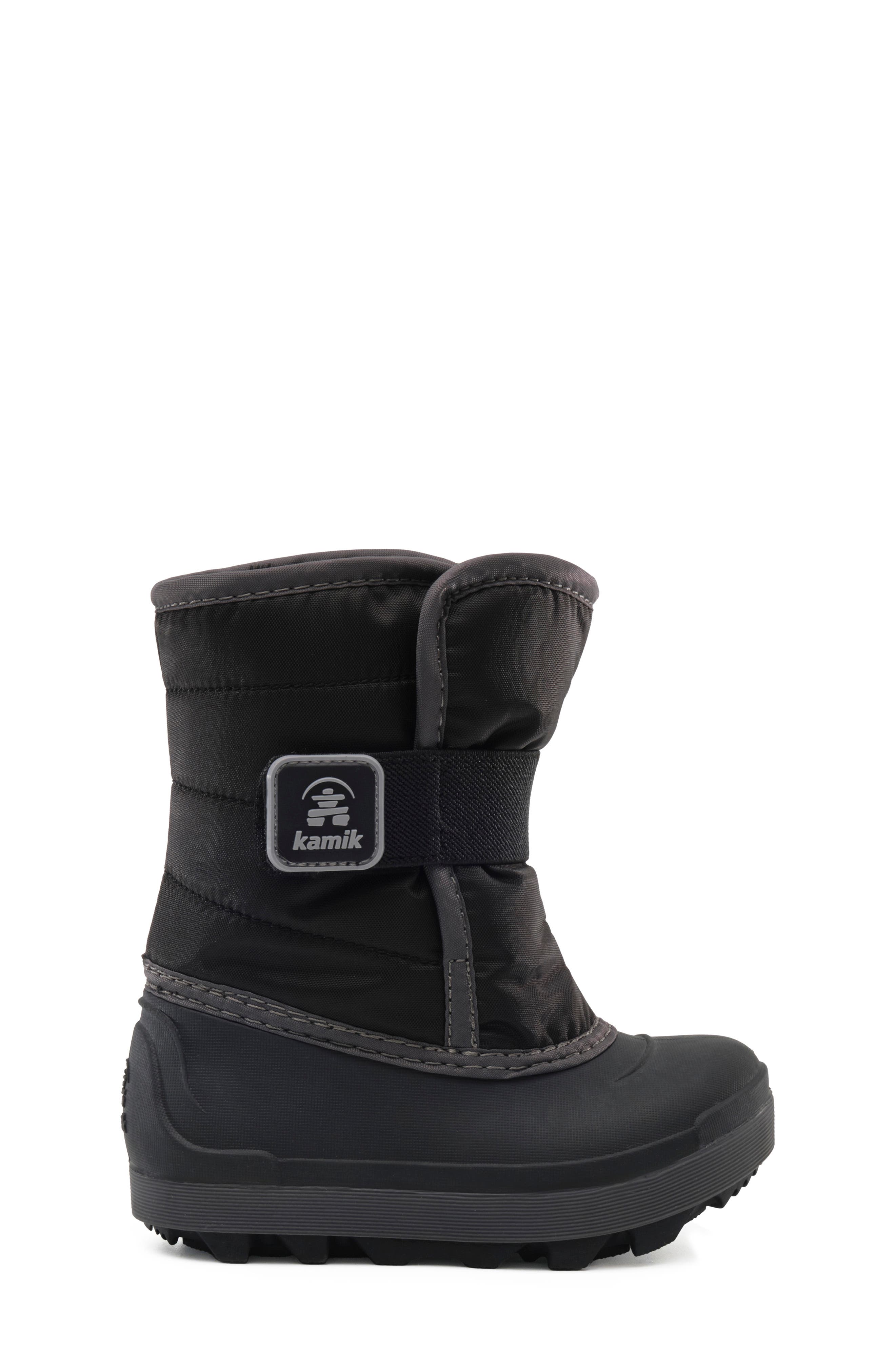 Kamik Kids' Snowbug 7 Waterproof Faux Fur Lined Boot, Alternate, color, Black