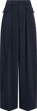 Cinq à Sept Leora Pleated Wide Leg Pants