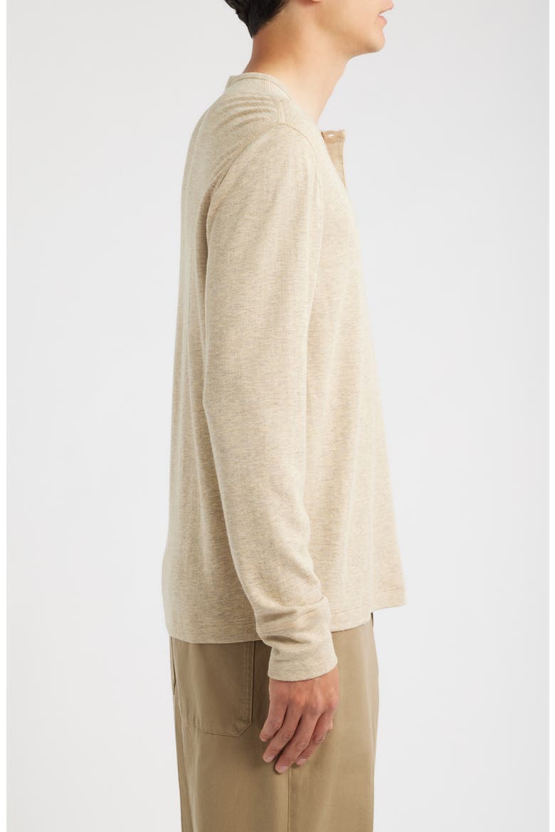 Long Sleeve Pima Cotton & Modal Henley, Alternate, color, TERRAPIN