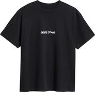 SANTO STUDIO Reverse Logo Graphic T-Shirt