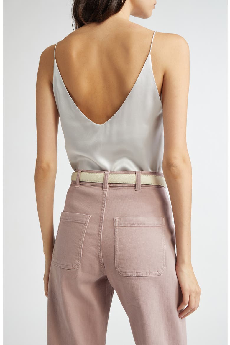 Silk Camisole, Alternate, color, PEARL GREY
