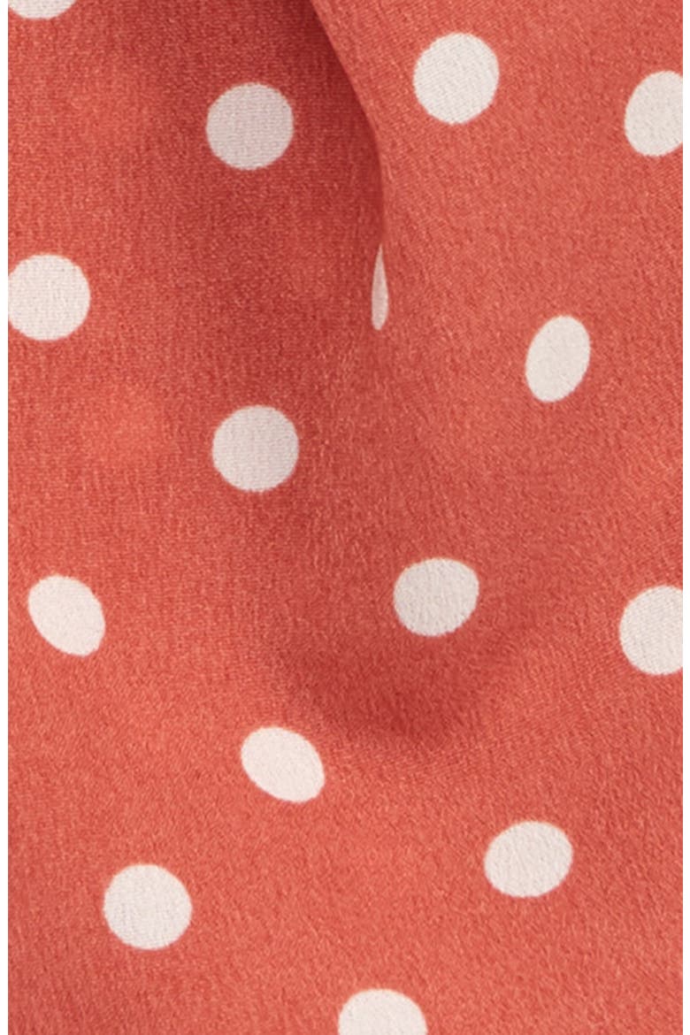 Scarf Ponytail Holder, Alternate, color, CORAL