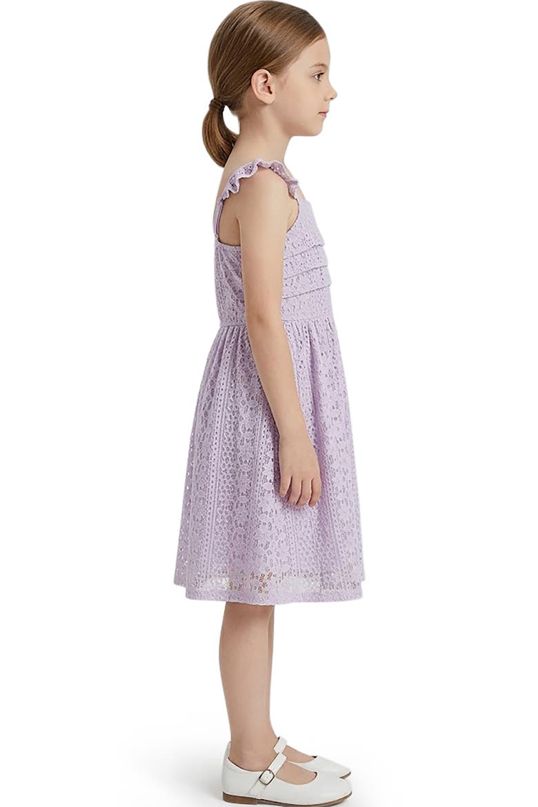 Kids' Floral Lace Sundress, Alternate, color, LAVENDER