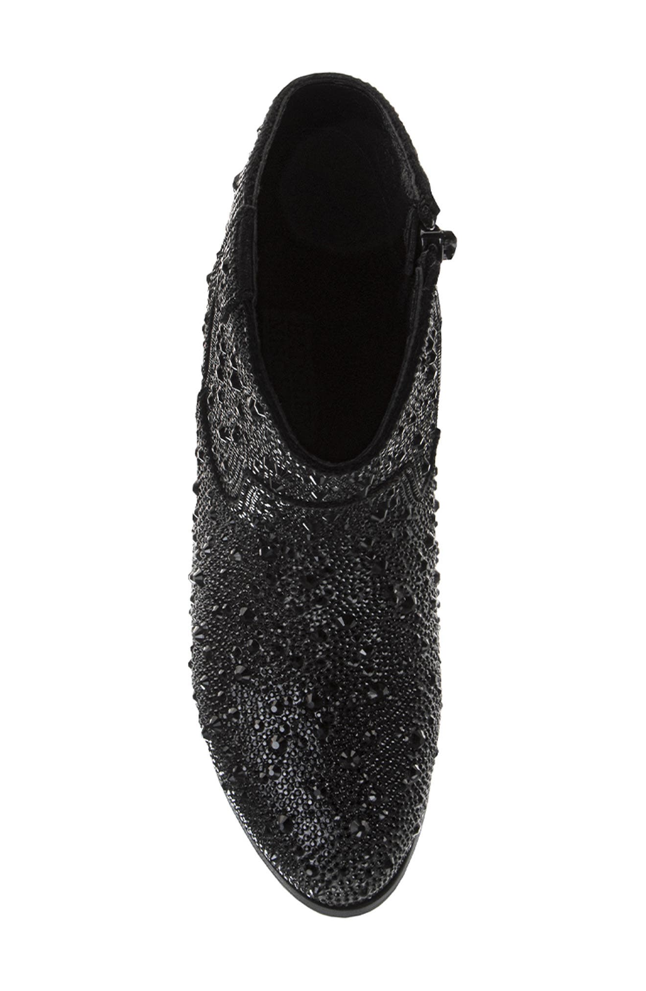 Badgley Mischka Collection Kids' Rhinestone Western Boot, Alternate, color, Black