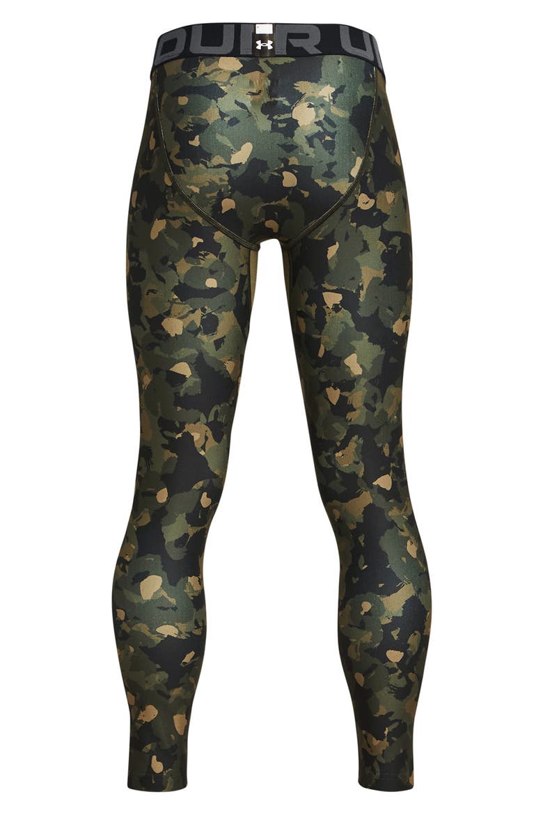 Kids' Print Leggings, Alternate, color, MARINE OD GREEN