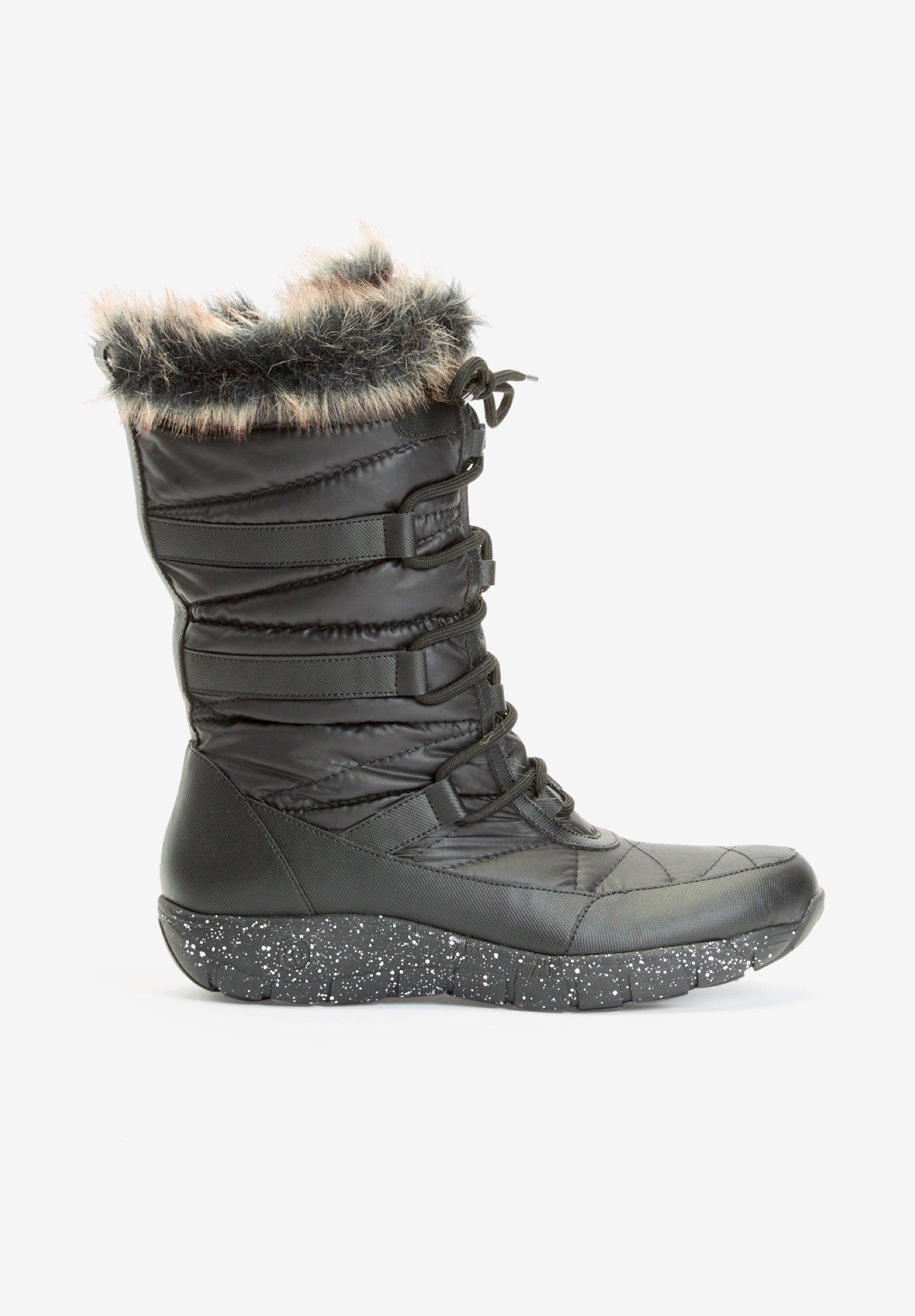 Comfortview The Izabella Trail Weather Boot, Alternate, color, Black