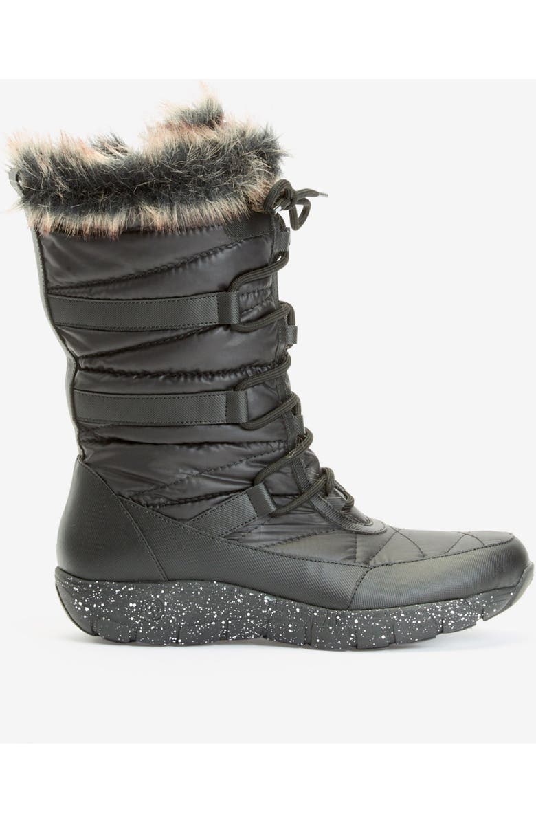 Comfortview The Izabella Trail Weather Boot, Alternate, color, Black