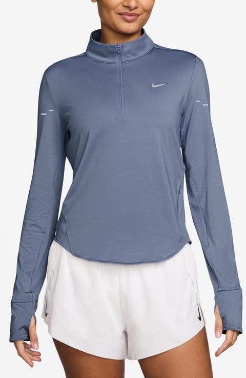 Swift Dri-FIT UV Half Zip Running Top