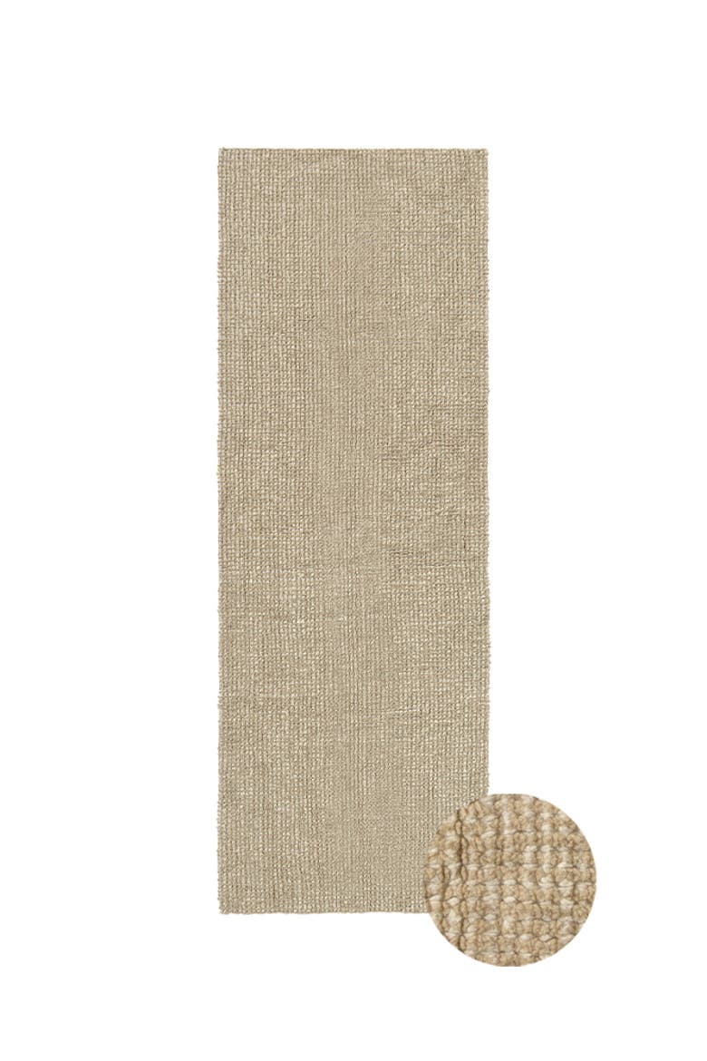 Wool Runner Rug, Main, color, Natural,Sand Stone