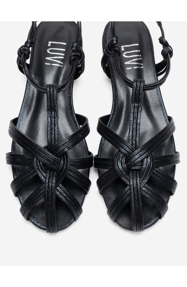 Prologue Shoes Rosse Block Heel Sandal, Alternate, color, Black