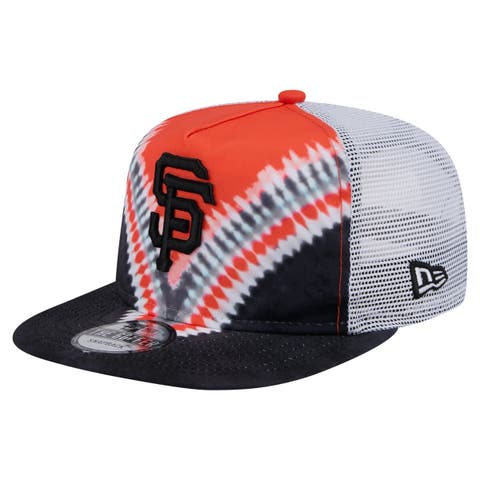 Men's New Era San Francisco Giants Tie-Dye Golfer Trucker Adjustable Hat