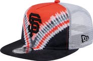 New Era Men's New Era San Francisco Giants Tie-Dye Golfer Trucker Adjustable Hat