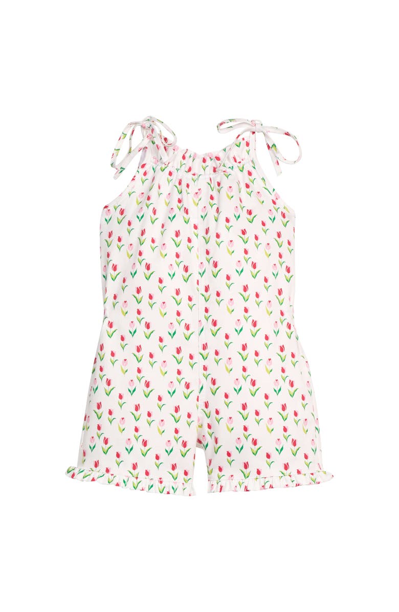 Little English Kids' Mimi Romper, Main, color, Tulip Valley