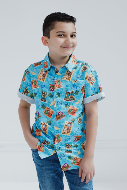 Short Sleeve Button Down Shirt (Toddler, Little Kid & Big Kid)