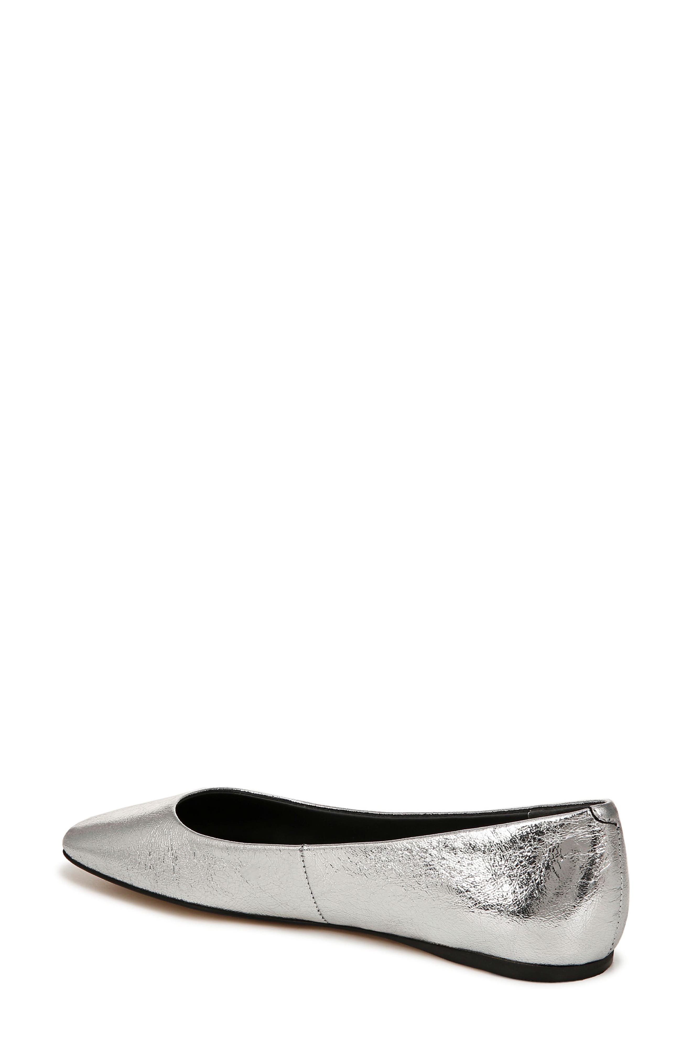 SARTO by Franco Sarto Flexa Maya Flat, Alternate, color, Silver