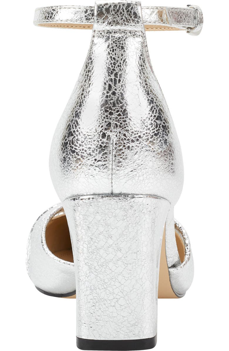 Marc Fisher LTD Ziya Knotted Ankle Strap Block Heel Pump, Alternate, color,