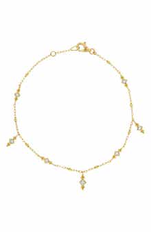 Bony Levy Mykonos 18K Yellow Gold Diamond Charm Bracelet