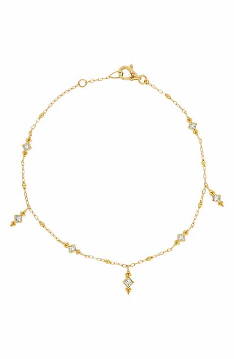 Bony Levy Mykonos 18K Yellow Gold Diamond Charm Bracelet