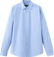 MANGO Slim Fit Non-Iron Stripe Button-Up Shirt