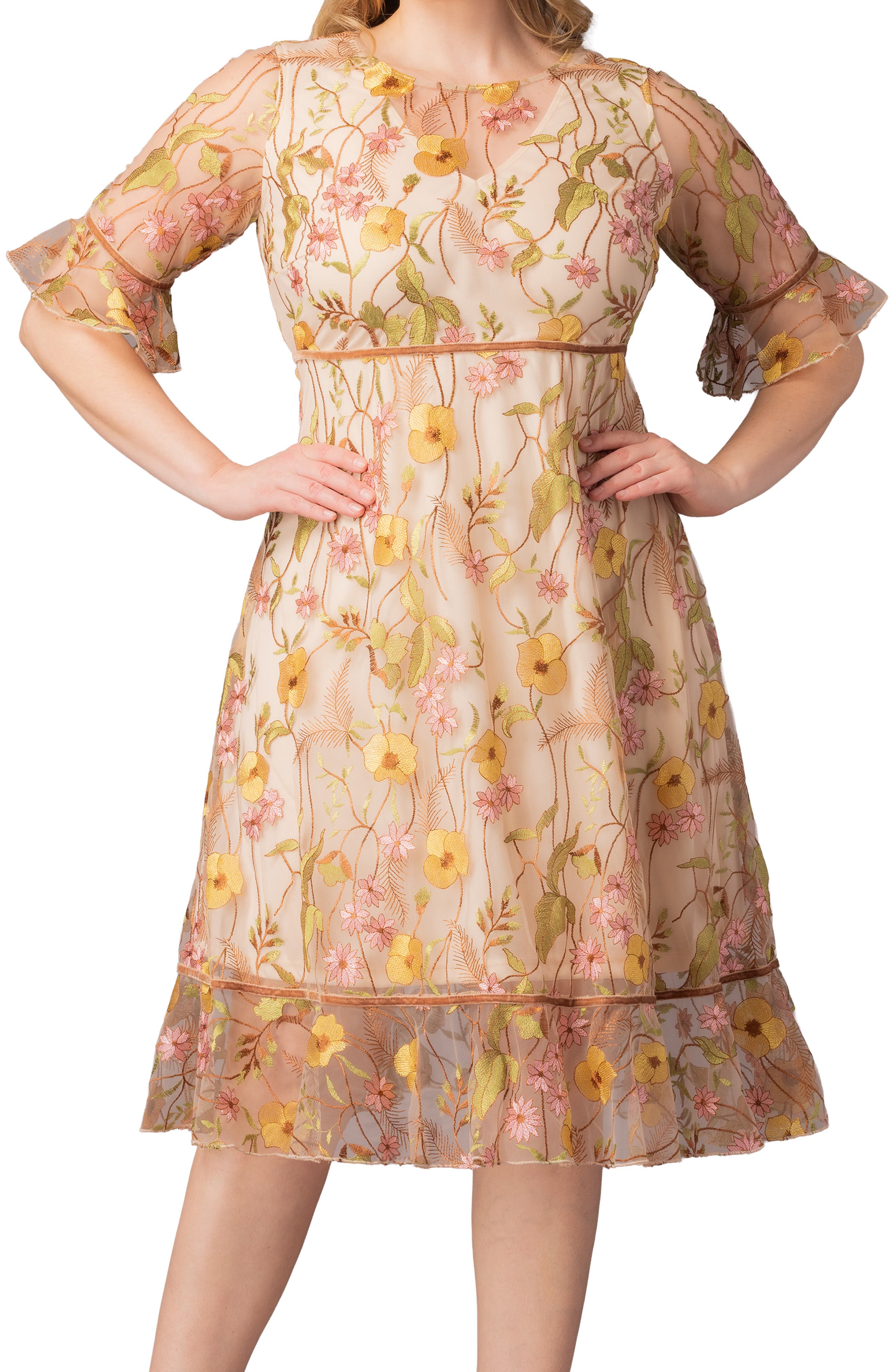 wildflower embroidered dress Wildflower Romance Embroidered Maxi Dress | Made-To-Order