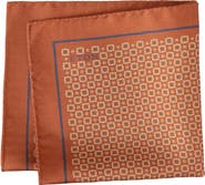 Eton Geometric Silk Pocket Square