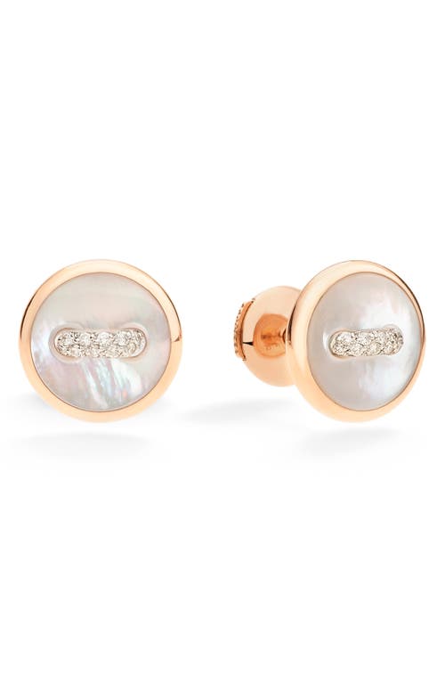 Pomellato Pom Pom Dot Stud Earrings In Gold