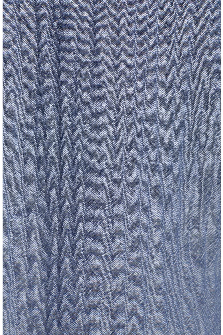 James Chambray Cotton Double Cloth Shirt, Alternate, color, INDIGO CHAMBRAY