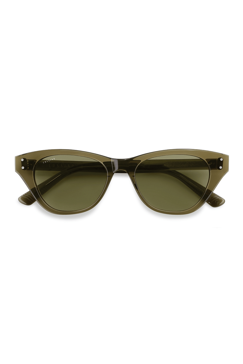 Gato 51mm Cat Eye Sunglasses, Alternate, color, Green