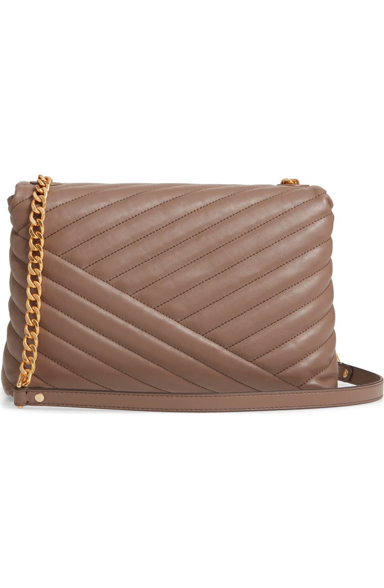 Tory Burch Kira Chevron Quilted Leather Shoulder Bag, Alternate, color,