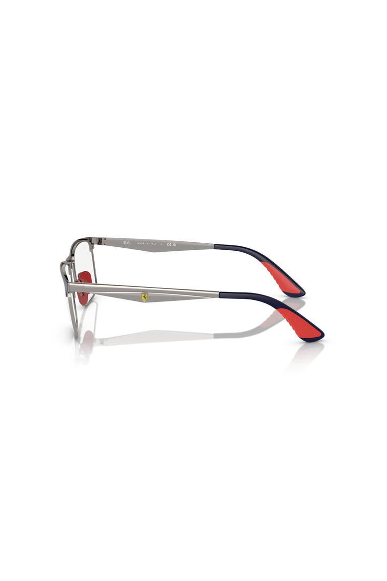 55mm Rectangle optical glasses, Alternate, color, Blue