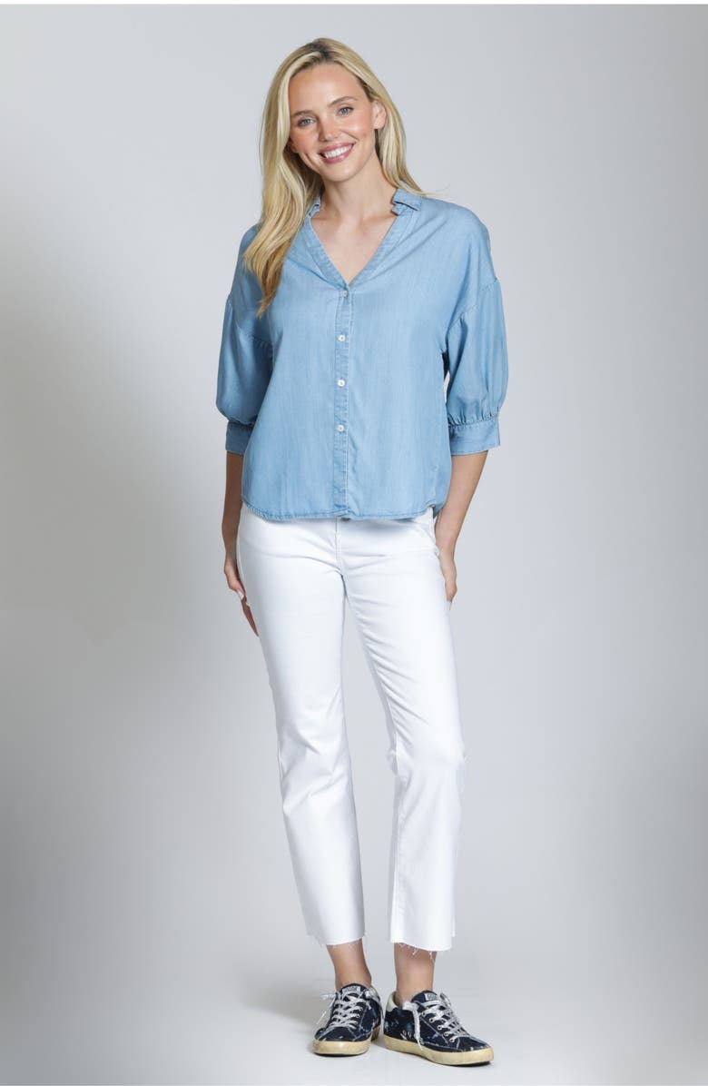 APNY Raw Hem Ankle Straight Leg Jeans, Alternate, color, 