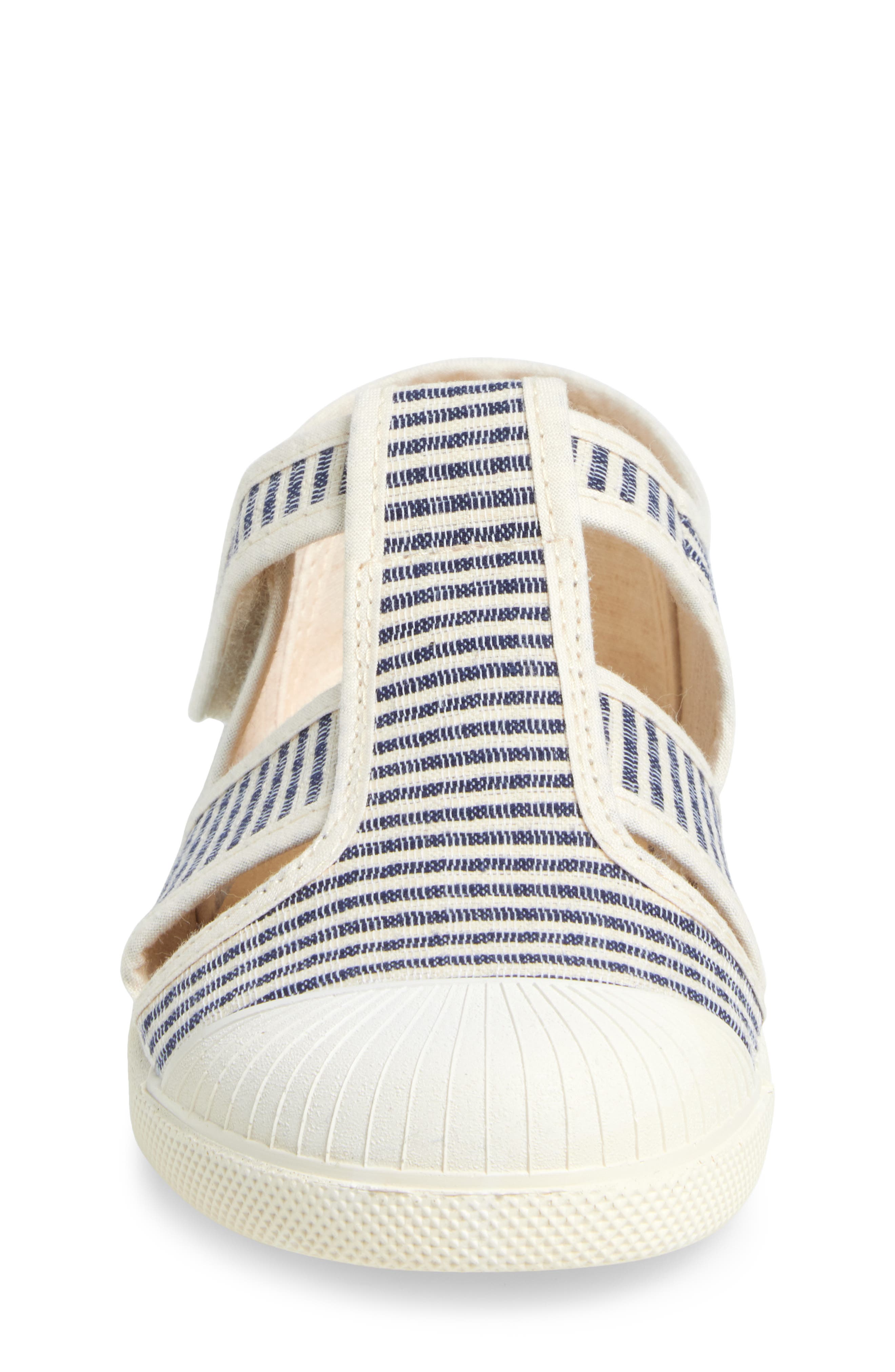 CHILDRENCHIC Kids' Marly Double T-Strap Sneaker, Alternate, color, Stripes