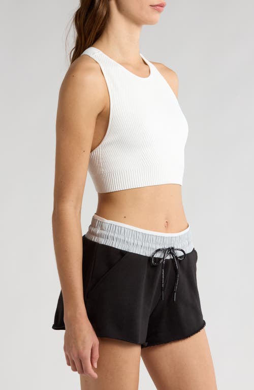 Free People Good Karma Crossback Bodysuit In White