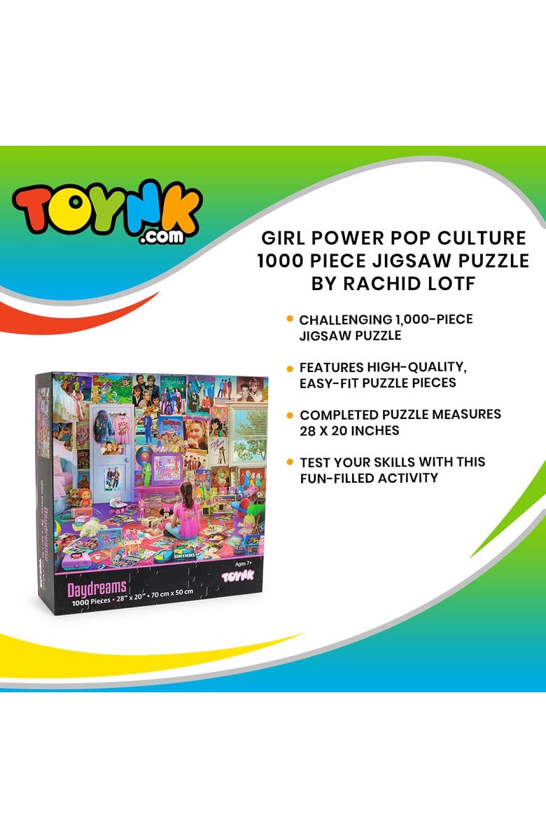 Toynk Daydreams Pop Culture 1000-Piece Jigsaw Puzzle By Rachid Lotf, Alternate, color, Multi-Color