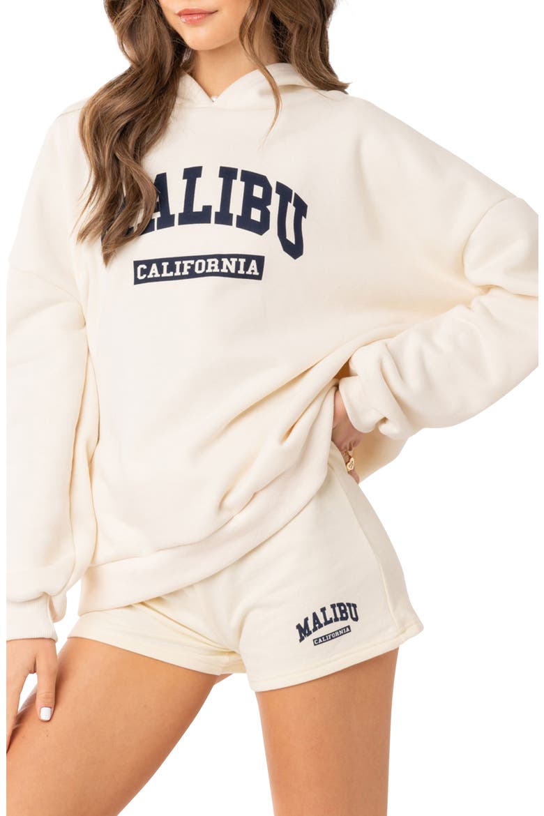 Malibu Pullover Hoodie, Alternate, color, CREAM