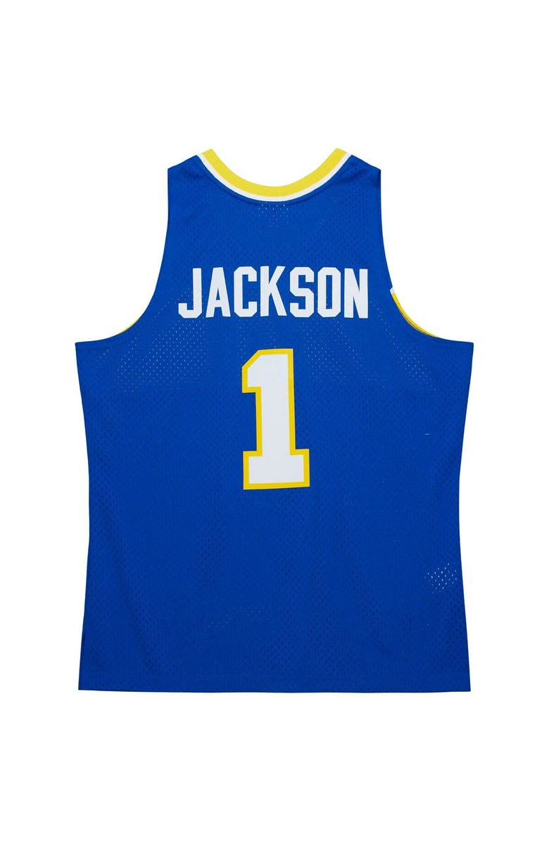 Mitchell & Ness Men's Mitchell & Ness Stephen Jackson Royal Indiana Pacers  2004/05 Hardwood Classics Swingman Jersey, Alternate, color, 
