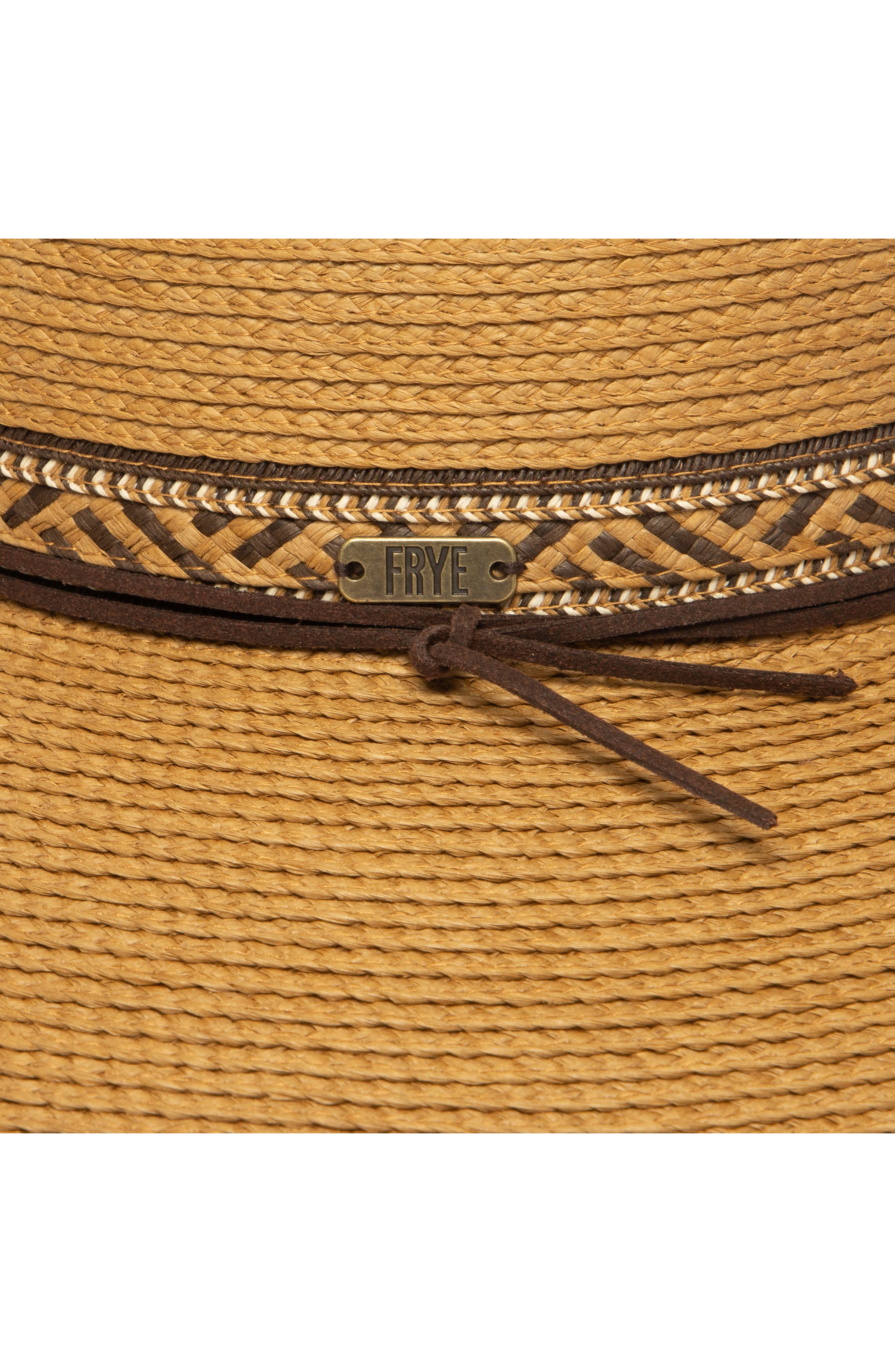 Frye Paper Braided Straw Fedora (Women) | Nordstromrack display picture 2
