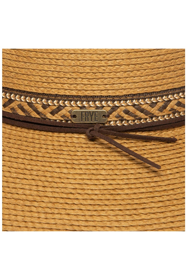 Paper Braided Straw Fedora, Alternate, color, TOAST