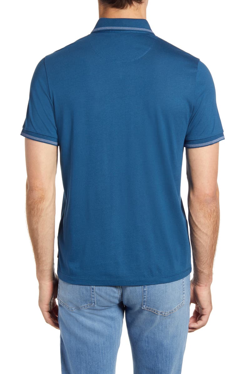 Ted Baker London Tortila Slim Fit Tipped Pocket Polo, Alternate, color,