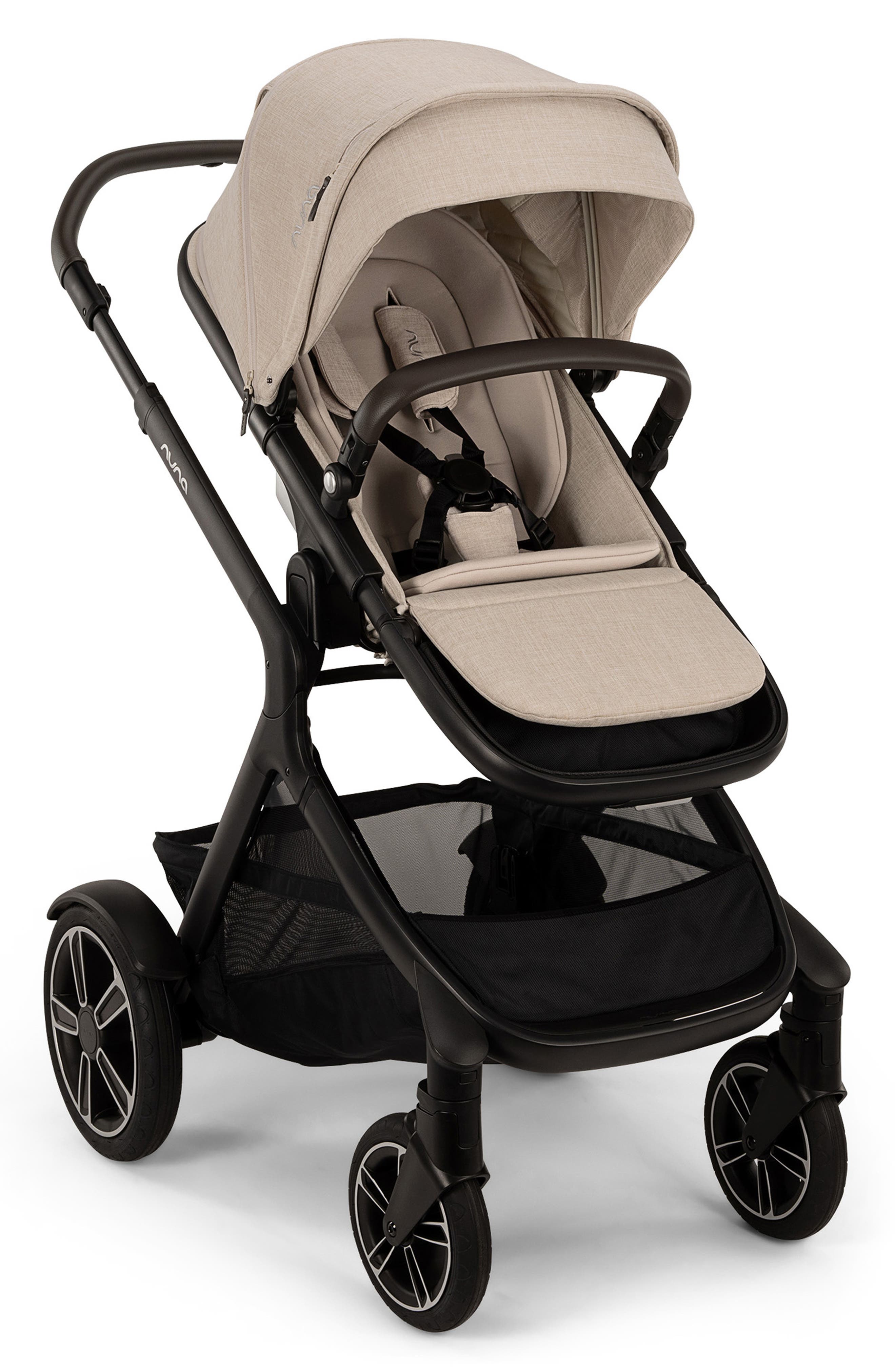 Nuna DEMI™ NEXT Stroller + Rider Board in Biscotti 
