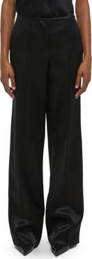 Helmut Lang Wide Leg Satin Pants