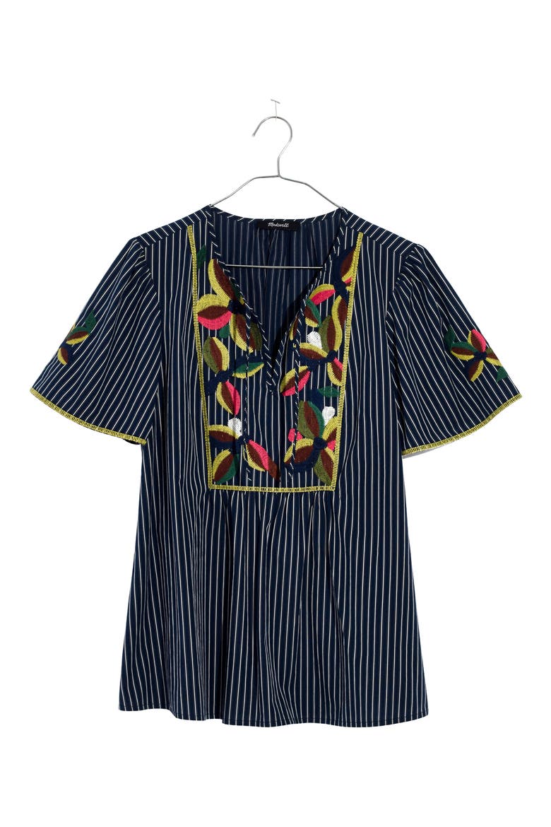 Embroidered Fable Top, Alternate, color, TWILIGHT