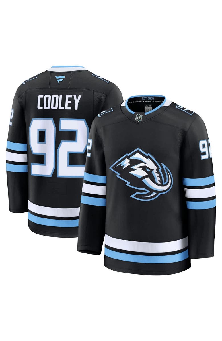 FANATICS Men's Fanatics Logan Cooley Black Utah Mammoth Home Premium Player Jersey, Main, color, Black