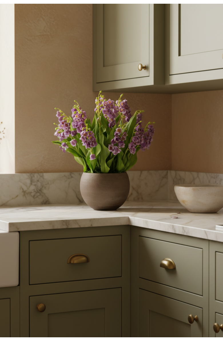 CocoBella Veda RealTouch Muguet Arrangement, Alternate, color, 