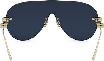 DIOR CD Chain M2U Rimless Pilot Sunglasses | Nordstrom